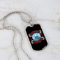 Camper Necklace My Theraphy is Camping Necklace Stainless Steel or 18k Gold Dog Tag 24" Chain-Express Your Love Gifts