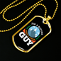 Camper Necklace Nature Addict Guy Necklace Stainless Steel or 18k Gold Dog Tag 24" Chain-Express Your Love Gifts