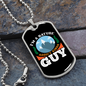 Camper Necklace Nature Addict Guy Necklace Stainless Steel or 18k Gold Dog Tag 24" Chain-Express Your Love Gifts