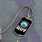 Camper Necklace Nature Addict Guy Necklace Stainless Steel or 18k Gold Dog Tag 24" Chain-Express Your Love Gifts