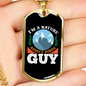 Camper Necklace Nature Addict Guy Necklace Stainless Steel or 18k Gold Dog Tag 24" Chain-Express Your Love Gifts