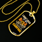 Camper Necklace Need Therapy Camping Necklace Stainless Steel or 18k Gold Dog Tag 24" Chain-Express Your Love Gifts