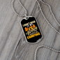 Camper Necklace Need Therapy Camping Necklace Stainless Steel or 18k Gold Dog Tag 24" Chain-Express Your Love Gifts