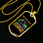 Camper Necklace Need To Go Camping Necklace Stainless Steel or 18k Gold Dog Tag 24" Chain-Express Your Love Gifts