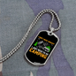 Camper Necklace Need To Go Camping Necklace Stainless Steel or 18k Gold Dog Tag 24" Chain-Express Your Love Gifts
