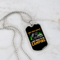 Camper Necklace Need To Go Camping Necklace Stainless Steel or 18k Gold Dog Tag 24" Chain-Express Your Love Gifts
