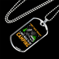 Camper Necklace Need To Go Camping Necklace Stainless Steel or 18k Gold Dog Tag 24" Chain-Express Your Love Gifts