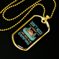 Camper Necklace Need To Go Necklace Stainless Steel or 18k Gold Dog Tag 24" Chain-Express Your Love Gifts