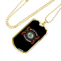 Camper Necklace Never Stop Necklace Stainless Steel or 18k Gold Dog Tag 24" Chain-Express Your Love Gifts