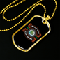 Camper Necklace Never Stop Necklace Stainless Steel or 18k Gold Dog Tag 24" Chain-Express Your Love Gifts