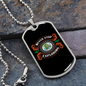 Camper Necklace Never Stop Necklace Stainless Steel or 18k Gold Dog Tag 24" Chain-Express Your Love Gifts