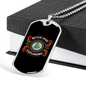 Camper Necklace Never Stop Necklace Stainless Steel or 18k Gold Dog Tag 24" Chain-Express Your Love Gifts