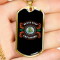 Camper Necklace Never Stop Necklace Stainless Steel or 18k Gold Dog Tag 24" Chain-Express Your Love Gifts
