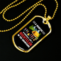 Camper Necklace Nightclub In The Necklace Stainless Steel or 18k Gold Dog Tag 24" Chain-Express Your Love Gifts