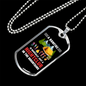 Camper Necklace Nightclub In The Necklace Stainless Steel or 18k Gold Dog Tag 24" Chain-Express Your Love Gifts