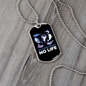 Camper Necklace No Clean Ocean Necklace Stainless Steel or 18k Gold Dog Tag 24" Chain-Express Your Love Gifts