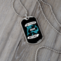 Camper Necklace No Clean Ocean No Life Necklace Stainless Steel or 18k Gold Dog Tag 24" Chain-Express Your Love Gifts