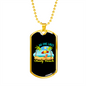 Camper Necklace No One Likes Necklace Stainless Steel or 18k Gold Dog Tag 24" Chain-Express Your Love Gifts