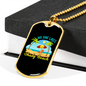 Camper Necklace No One Likes Necklace Stainless Steel or 18k Gold Dog Tag 24" Chain-Express Your Love Gifts