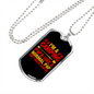 Camper Necklace Normal Pap Necklace Stainless Steel or 18k Gold Dog Tag 24" Chain-Express Your Love Gifts