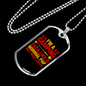 Camper Necklace Normal Pap Necklace Stainless Steel or 18k Gold Dog Tag 24" Chain-Express Your Love Gifts