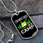 Camper Necklace Not Lost Camp Necklace Stainless Steel or 18k Gold Dog Tag 24" Chain-Express Your Love Gifts
