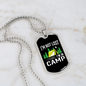Camper Necklace Not Lost Camp Necklace Stainless Steel or 18k Gold Dog Tag 24" Chain-Express Your Love Gifts