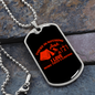 Camper Necklace Nothing I Love Red Necklace Stainless Steel or 18k Gold Dog Tag 24" Chain-Express Your Love Gifts