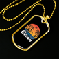Camper Necklace Ocean Necklace Stainless Steel or 18k Gold Dog Tag 24" Chain-Express Your Love Gifts