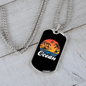 Camper Necklace Ocean Necklace Stainless Steel or 18k Gold Dog Tag 24" Chain-Express Your Love Gifts