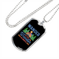 Camper Necklace Often Wander Always Necklace Stainless Steel or 18k Gold Dog Tag 24" Chain-Express Your Love Gifts