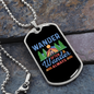 Camper Necklace Often Wander Always Necklace Stainless Steel or 18k Gold Dog Tag 24" Chain-Express Your Love Gifts