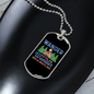 Camper Necklace Often Wander Always Necklace Stainless Steel or 18k Gold Dog Tag 24" Chain-Express Your Love Gifts