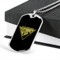 Camper Necklace On The Road Again Necklace Stainless Steel or 18k Gold Dog Tag 24" Chain-Express Your Love Gifts