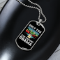 Camper Necklace Only You Can Prevent Drama Necklace Stainless Steel or 18k Gold Dog Tag 24" Chain-Express Your Love Gifts
