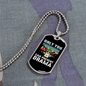 Camper Necklace Only You Can Prevent Drama Necklace Stainless Steel or 18k Gold Dog Tag 24" Chain-Express Your Love Gifts