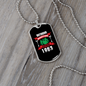 Camper Necklace Outdoor Adventure Canada 1963 Necklace Stainless Steel or 18k Gold Dog Tag 24" Chain-Express Your Love Gifts
