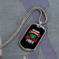 Camper Necklace Outdoor Adventure Canada 1963 Necklace Stainless Steel or 18k Gold Dog Tag 24" Chain-Express Your Love Gifts
