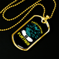 Camper Necklace Pack Lighter Go Further Necklace Stainless Steel or 18k Gold Dog Tag 24" Chain-Express Your Love Gifts