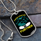 Camper Necklace Pack Lighter Go Further Necklace Stainless Steel or 18k Gold Dog Tag 24" Chain-Express Your Love Gifts