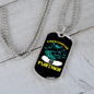 Camper Necklace Pack Lighter Go Further Necklace Stainless Steel or 18k Gold Dog Tag 24" Chain-Express Your Love Gifts