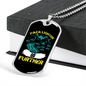 Camper Necklace Pack Lighter Go Further Necklace Stainless Steel or 18k Gold Dog Tag 24" Chain-Express Your Love Gifts