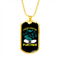 Camper Necklace Pack Lighter Go Further Necklace Stainless Steel or 18k Gold Dog Tag 24" Chain-Express Your Love Gifts