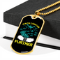 Camper Necklace Pack Lighter Go Further Necklace Stainless Steel or 18k Gold Dog Tag 24" Chain-Express Your Love Gifts