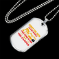 Camper Necklace Park The Camper Necklace Stainless Steel or 18k Gold Dog Tag 24" Chain-Express Your Love Gifts
