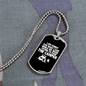 Camper Necklace Park The Camper White Necklace Stainless Steel or 18k Gold Dog Tag 24" Chain-Express Your Love Gifts