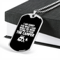 Camper Necklace Park The Camper White Necklace Stainless Steel or 18k Gold Dog Tag 24" Chain-Express Your Love Gifts