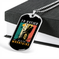 Camper Necklace Partner Mountains Necklace Stainless Steel or 18k Gold Dog Tag 24" Chain-Express Your Love Gifts
