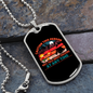 Camper Necklace Person Talks Hacking Necklace Stainless Steel or 18k Gold Dog Tag 24" Chain-Express Your Love Gifts