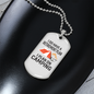 Camper Necklace Plan On Camping Black Necklace Stainless Steel or 18k Gold Dog Tag 24" Chain-Express Your Love Gifts